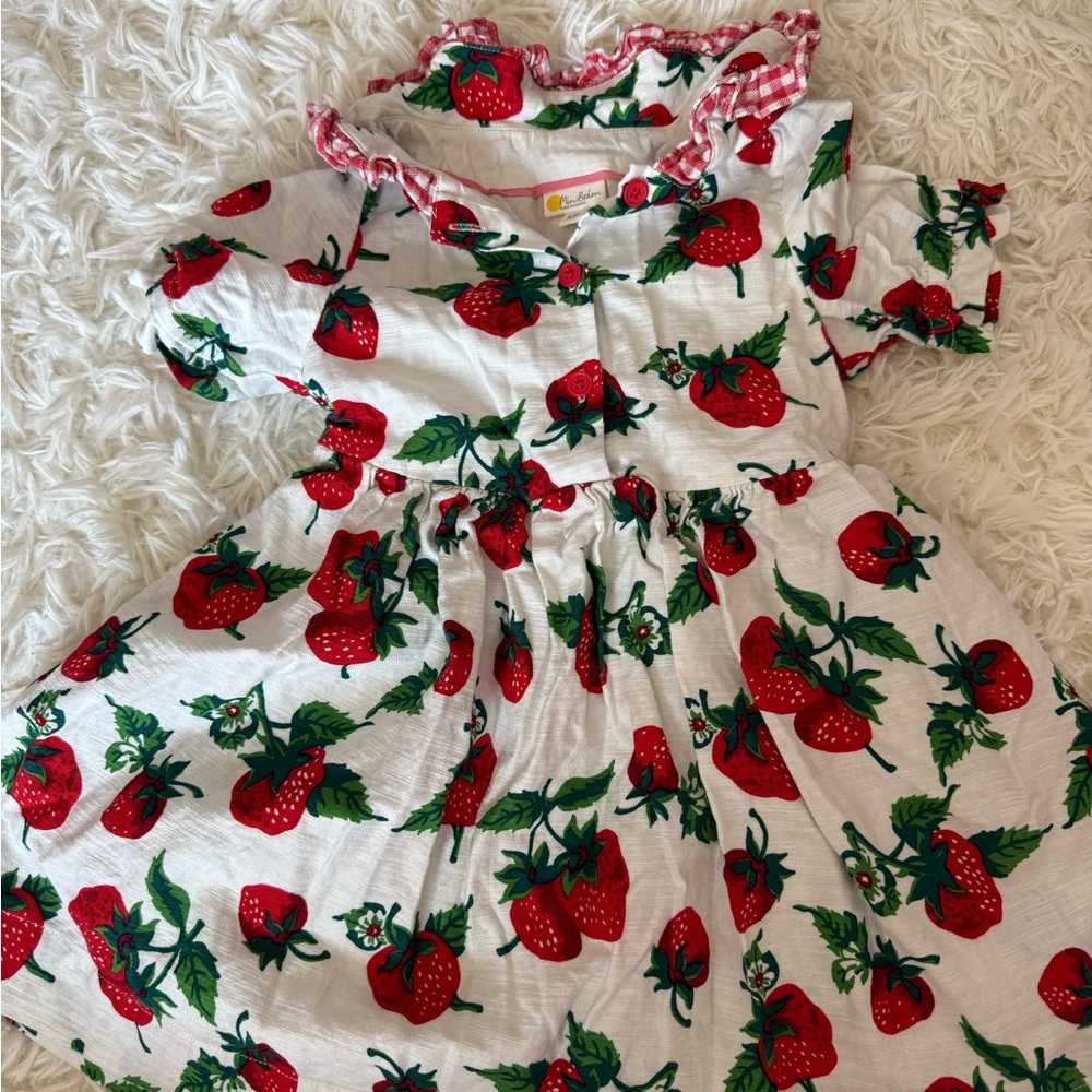 Mini Boden strawberry dress